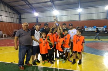Foto - Finais mirim masculina e feminina - Campeonato Municipal de Futsal
