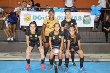Foto - Finais mirim masculina e feminina - Campeonato Municipal de Futsal