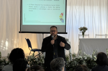 Foto - Conferência Municipal de Assistência Social – 20 anos do SUAS Tema: “20 anos do SUAS: construção, proteção social e resistência”