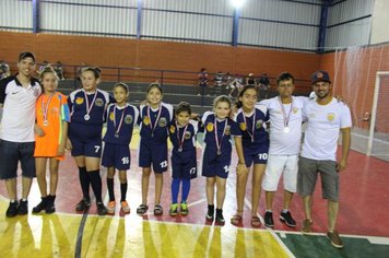 Foto - Finais mirim masculina e feminina - Campeonato Municipal de Futsal