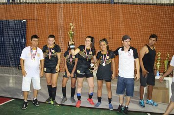 Foto - Finais mirim masculina e feminina - Campeonato Municipal de Futsal