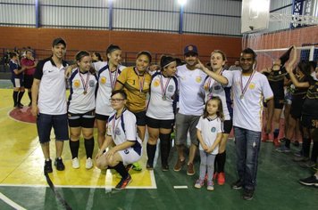 Foto - Finais mirim masculina e feminina - Campeonato Municipal de Futsal