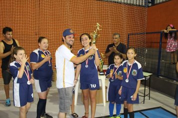 Foto - Finais mirim masculina e feminina - Campeonato Municipal de Futsal