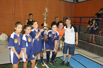 Foto - Finais mirim masculina e feminina - Campeonato Municipal de Futsal