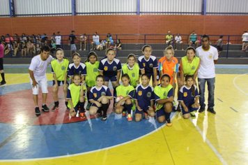 Foto - Finais mirim masculina e feminina - Campeonato Municipal de Futsal