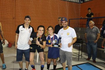 Foto - Finais mirim masculina e feminina - Campeonato Municipal de Futsal