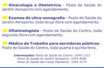 Para evitar aglomerações atendimentos médicos serão transferidos para Unidades de Saúde