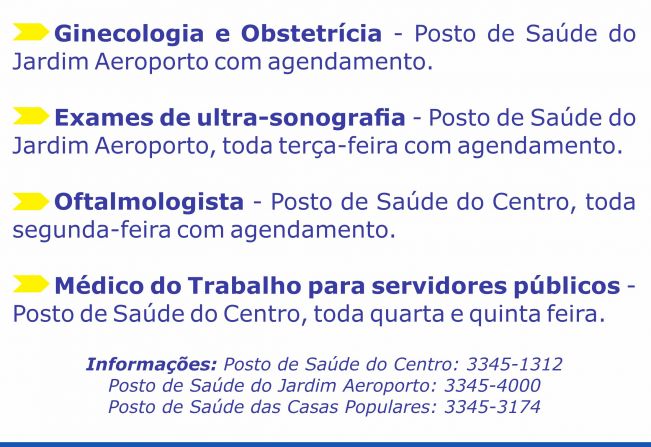 Para evitar aglomerações atendimentos médicos serão transferidos para Unidades de Saúde