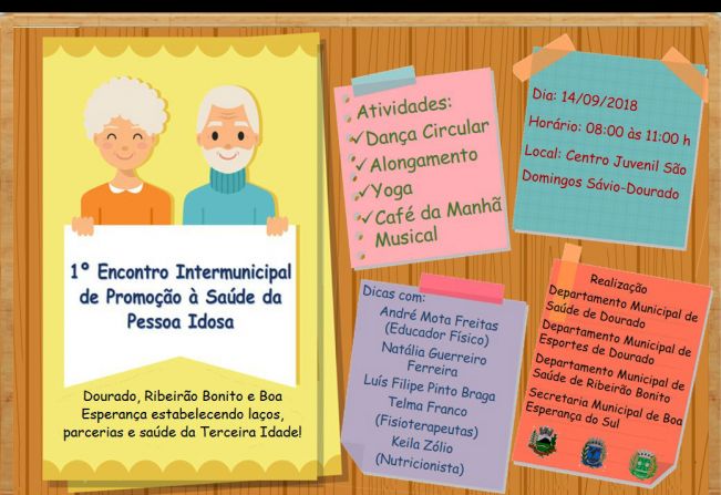 1º Encontro Intermunicipal de Promoção à Saúde da Pessoa Idosa 