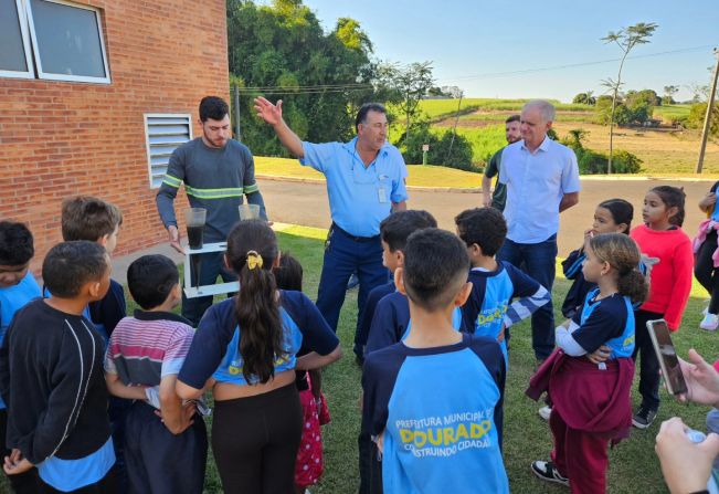 Prefeitura de Dourado Promove Dia de Conscientização Ambiental para Alunos do 3º e 4º ano da Rede Municipal.