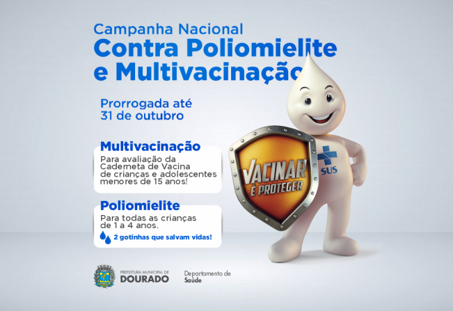 Prorrogação da vacinação contra a poliomielite