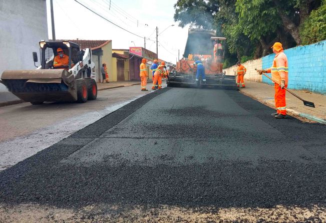 PREFEITURA DE DOURADO REALIZA OPERAÇÃO DE RECAPEAMENTO ASFÁLTICO